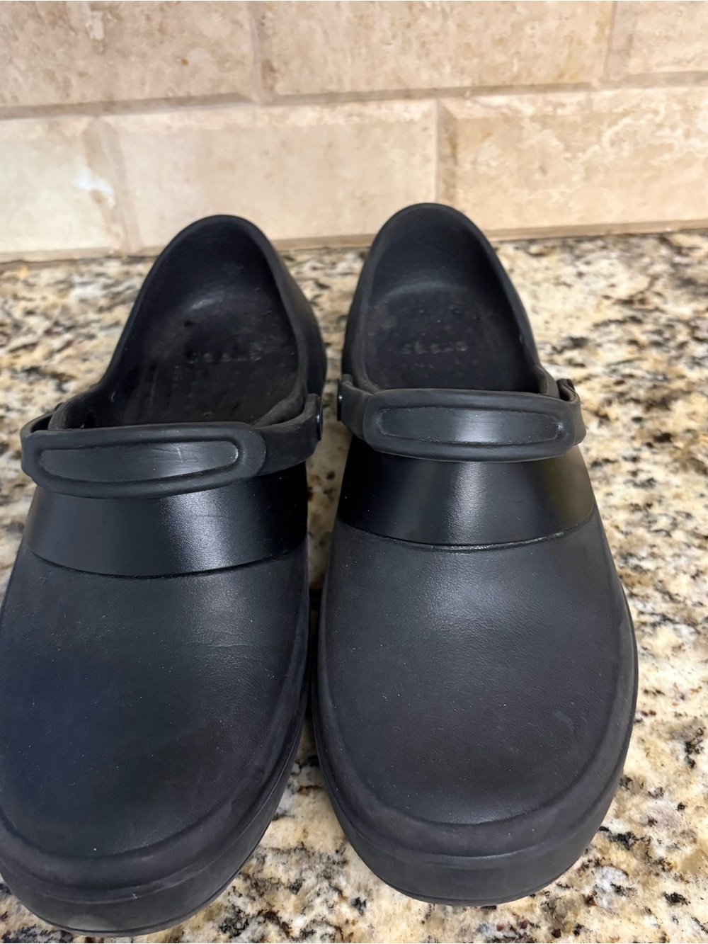 CROCS Black Women's Slip-On Clog with Heel Strap